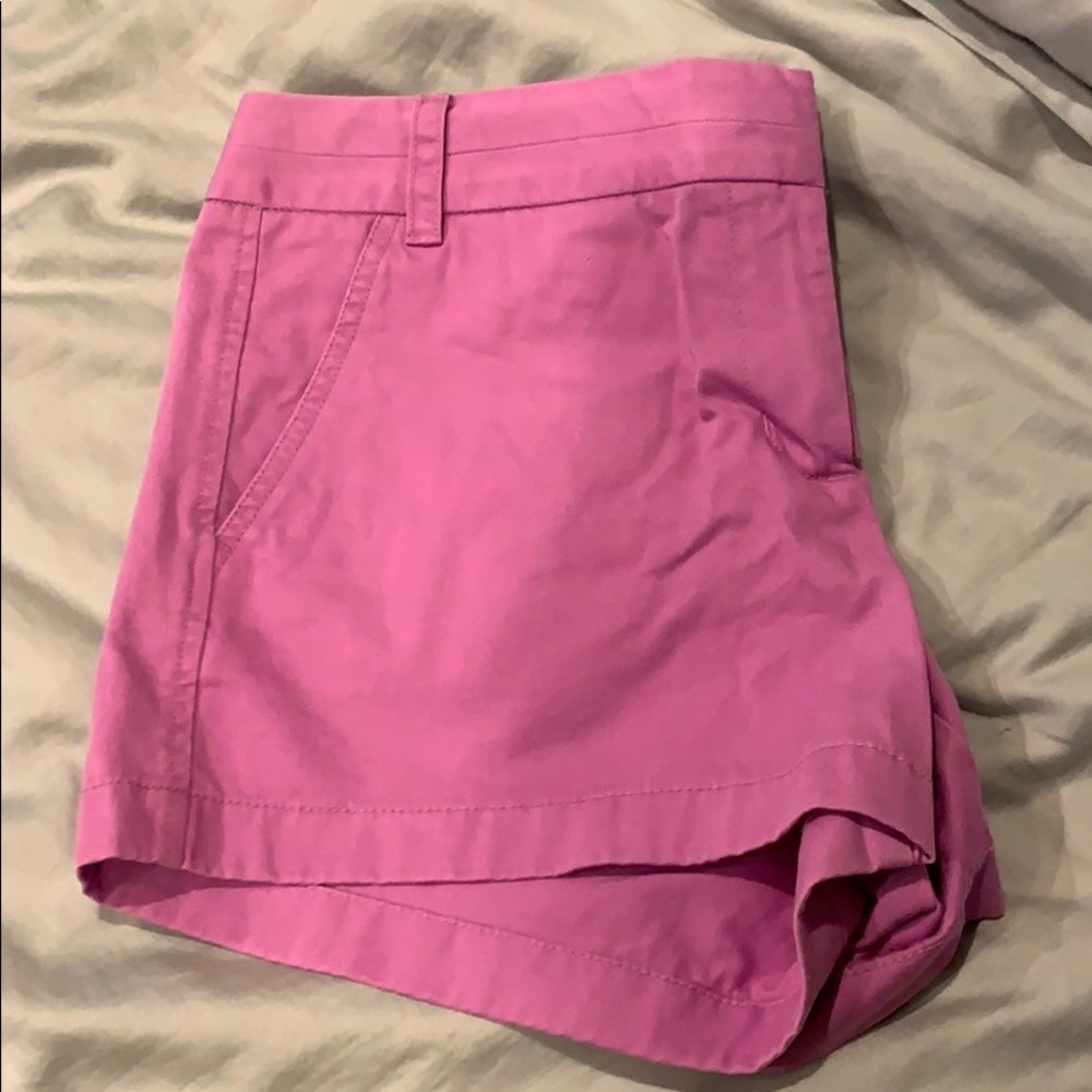 J. Crew magenta shorts